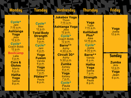 Group Fitness Fall 2025