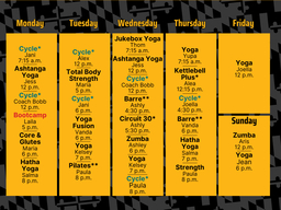Fall 2025 Group Fitness