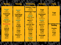 Group Fitness Fall 2025