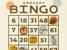 grocery bingo