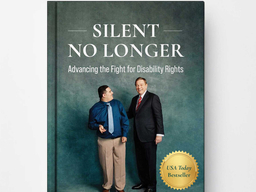 Cover of Robert Stack's book called " Silent No Longer: Advancing the Fight for Disability Rights"