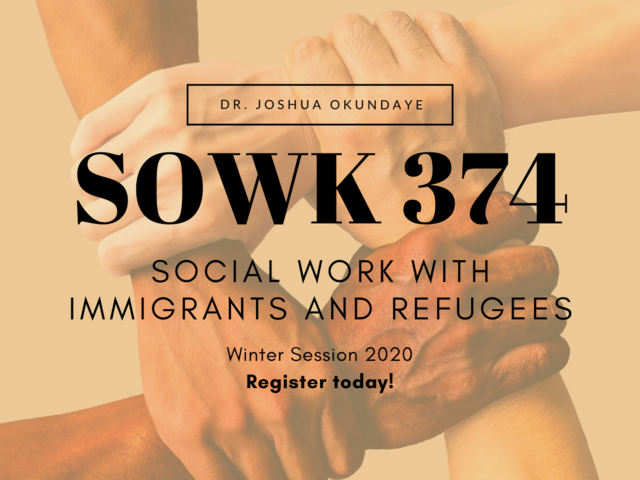 SOWK 374: Winter Session 2020 · Summer & Winter Sessions · myUMBC