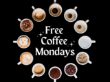 A thumbnail icon that reads "Free Coffee Mondays"