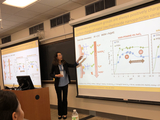 Marylia Duarte Batista presents her research at AEESP 2025 Conference.