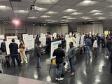 Students and faculty shared their research during one of the poster sessions at COEIT Research Day. (Image courtesy of Vandana Janeja)