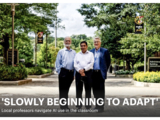 Image of three senior UMBC AI faculty