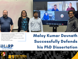 At the top pictured on screen(left to right) Dr. Jianwu Wang (UMBC),Dr. Md Osman Gani (UMBC), 
 bottom row on screen: Dr. Aneesh Subramanian (CUB) 
In front of screen (left to right)
Dr. James Foulds (UMBC), Dr. Vandana P. Janeja (UMBC), Maloy Kumar Devnath,  
Dr. Sudip Chakraborty (UMBC